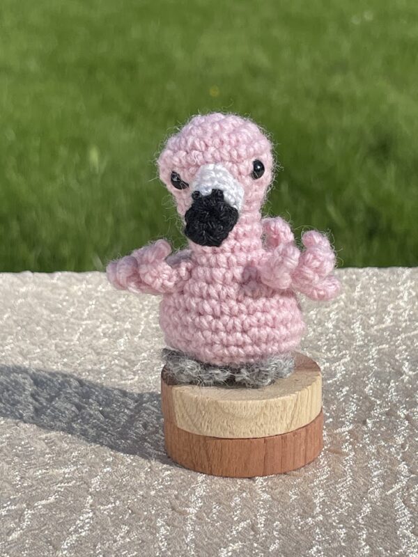 amigurumi flamingo