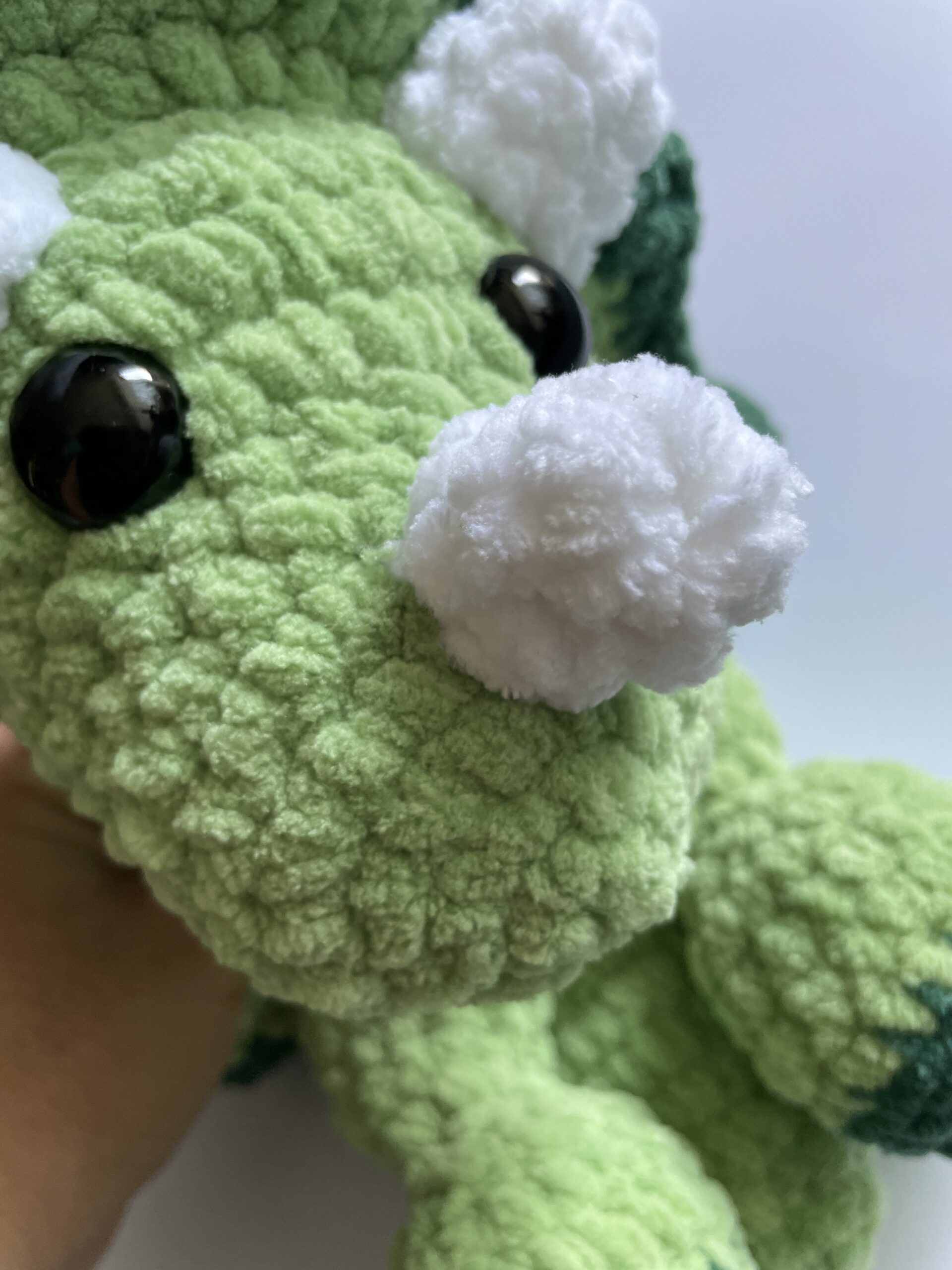 amigurumi triceratops Triksi