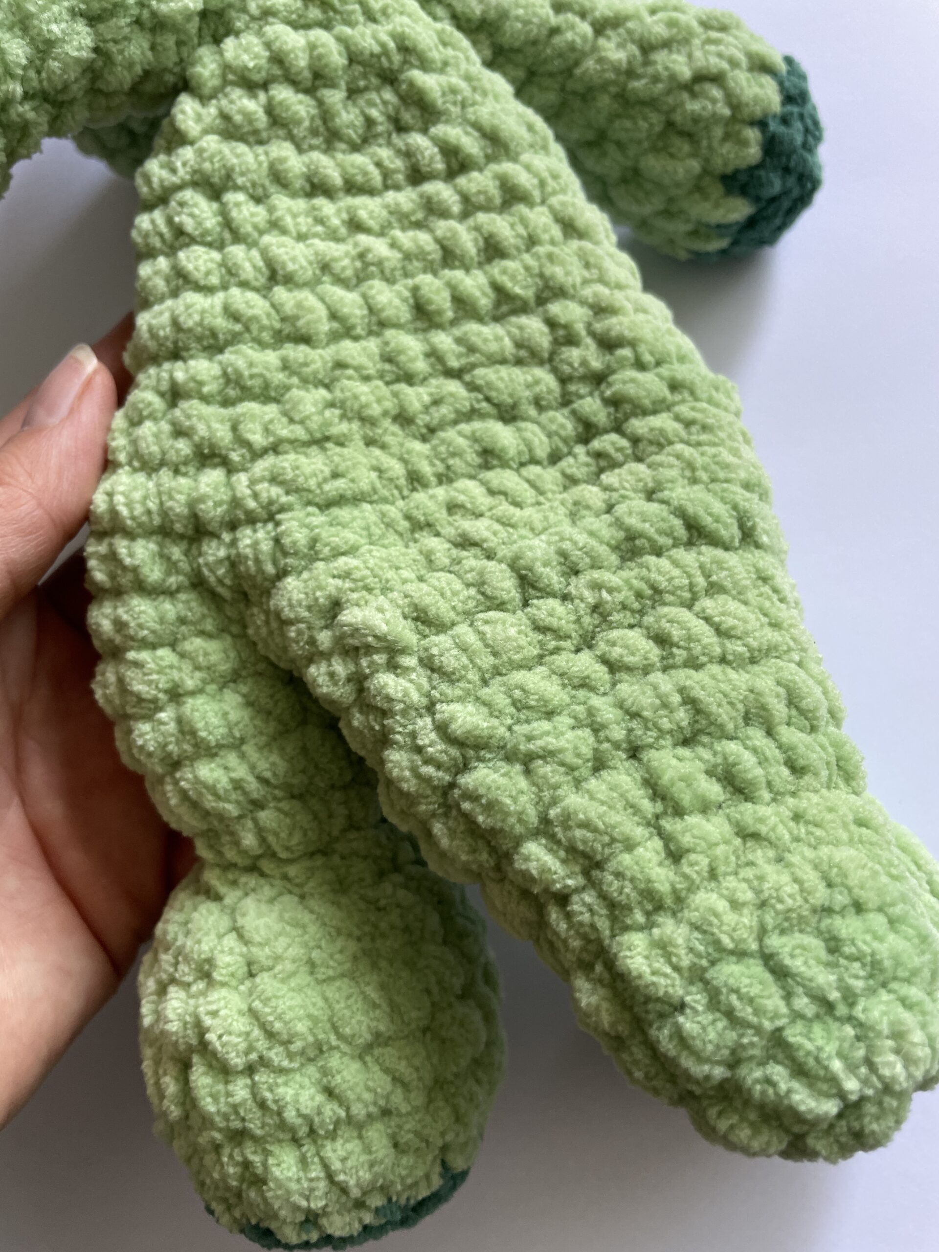 amigurumi triceratops Triksi