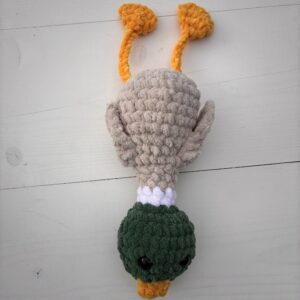 Amigurumi part Pärt – rohepäine pehme kaisupart